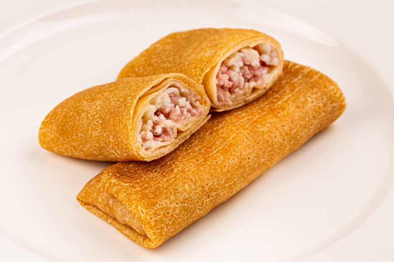 Блины с ветчиной и сыром 2 шт.