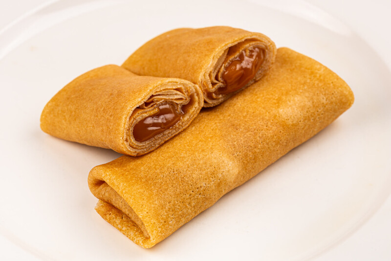 Блины с вареной сгущенкой 2шт.