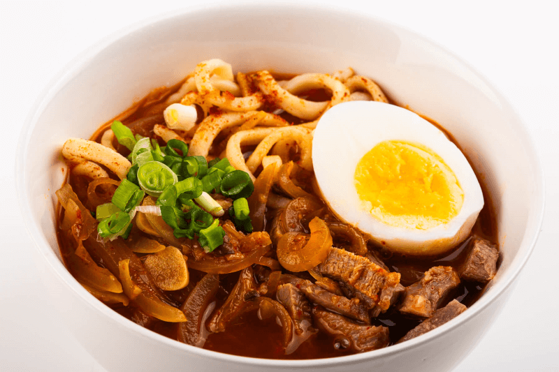 Острый суп кимчи