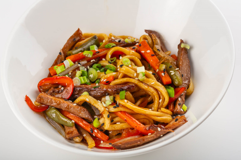 Вок с говядиной