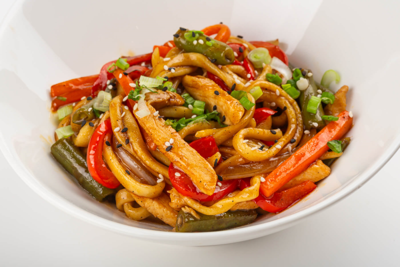 WOK с курицей