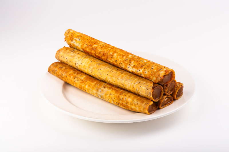 Трубочка со сгущенкой и маком 1шт